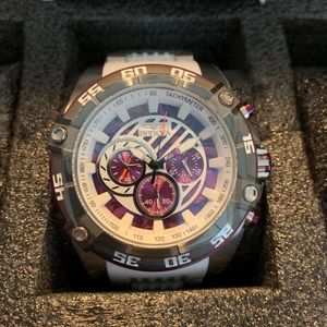 Invicta Speedway Men’s Watch - 52mm, Steel, White (watch only)